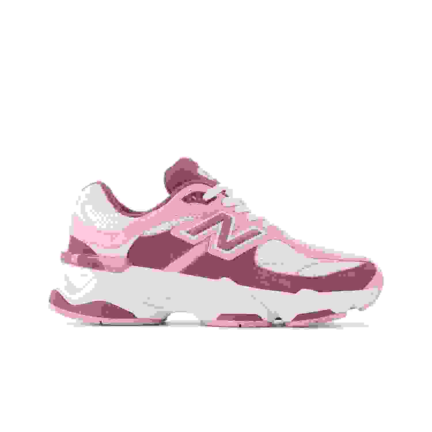 New Balance 9060 Grade School Girls' "Pink/Burgundy" Shoe